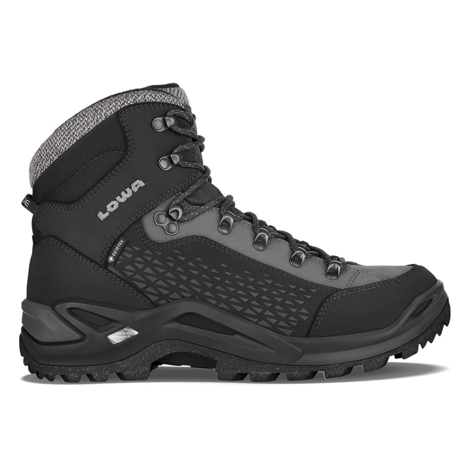 Lowa Siyah/gri Renegade Sıcak Gtxmid