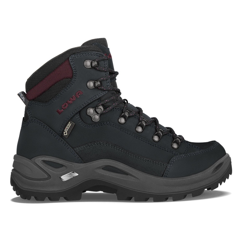 Renegade Gtxmid Ws Lowa Siyah/bordo