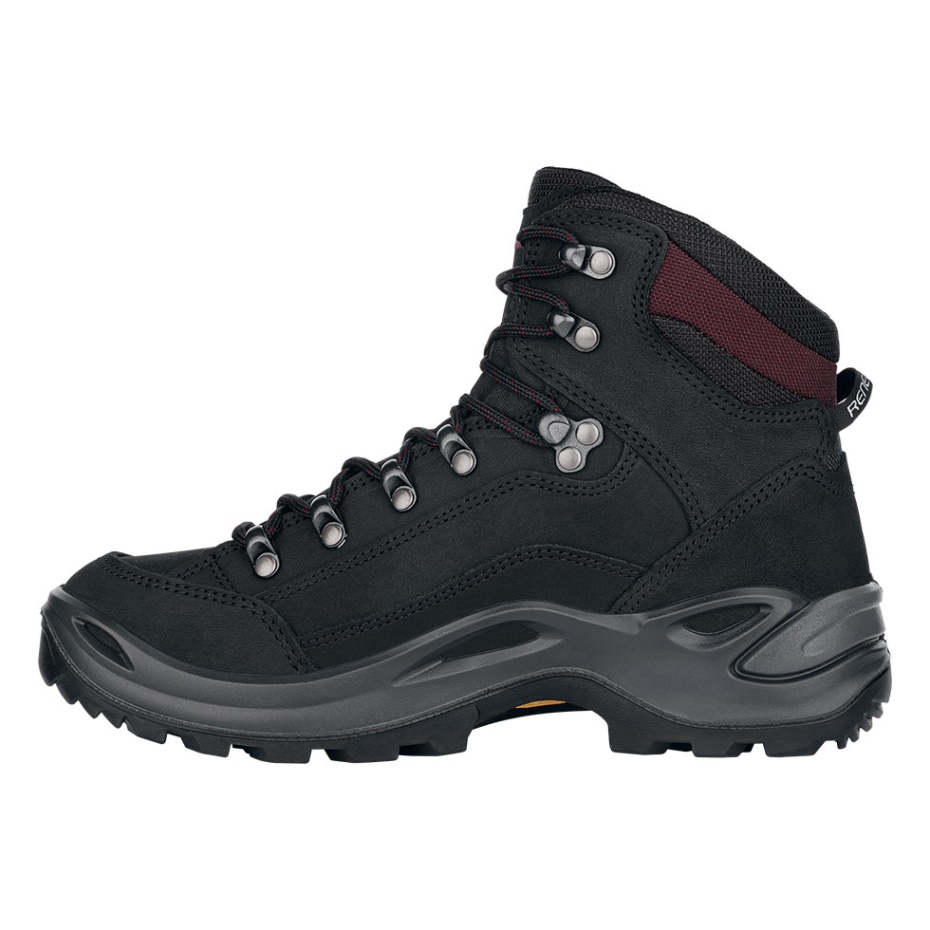 Renegade Gtxmid Ws Lowa Siyah/bordo